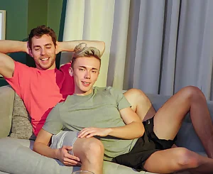 Carter Forest & Carter Del Rey in After The Fuckfest - Sampling Their Stepbrothers - Sharing Is Caring